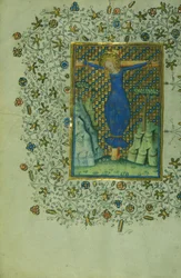 Heilige Wilgefortis am Kreuz (um 1430-40)